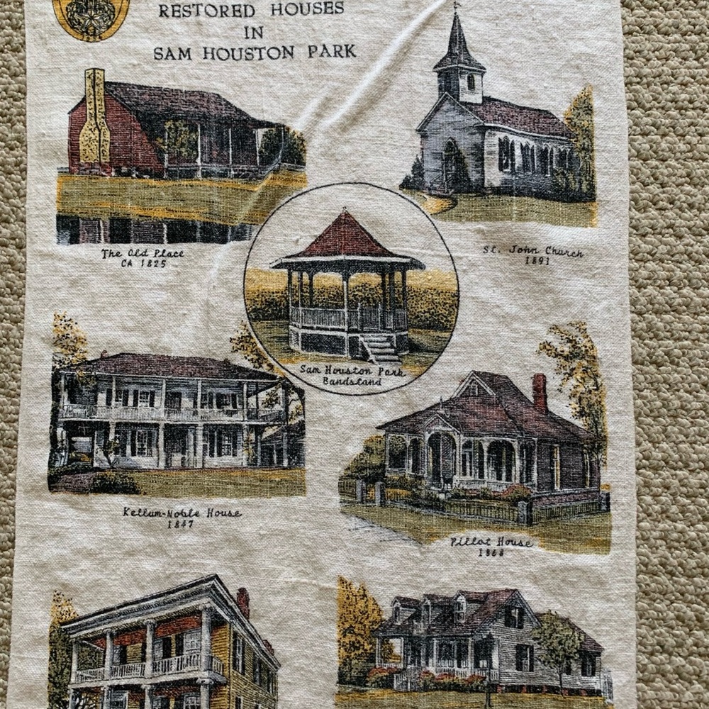 Vintage Harris County Heritage Society Tapestry Historical Museum,Houston,Texas - Picture 4 of 6